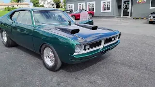 72 Demon Drag Car cold start for client.