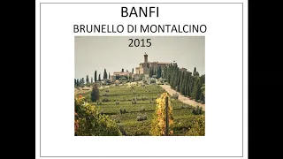 Banfi 2015 Brunello di Montalcino