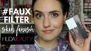 NEW Huda Beauty FAUX FILTER SKIN FINISH | Demo + Wear Test on DRY SKIN