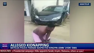 BAYELSA POLICE PARADE SUSPECTED KIDNAP KINGPIN