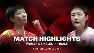 Wang Manyu vs Chen Meng | WS | Singapore Smash 2022 (F)
