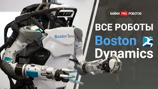 The evolution of Boston Dynamics (all robots of the company, including new items + bonus)