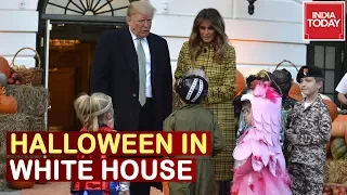 Trump's Trick-Or-Treat : US Prez Trump Invites Children In White House For Halloween