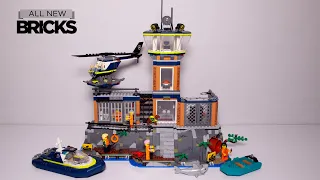 Lego City 60419 Police Prison Island Speed Build