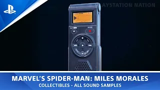 Marvel's Spider-Man: Miles Morales - Collectibles - All Sound Samples