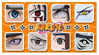 NARUTO ANIME EYE QUIZ | 50 Characters | Anime Quiz | xanimexoasisx