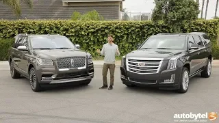 Full-Size American Luxury SUV Comparison: 2018 Lincoln Navigator vs 2018 Cadillac Escalade