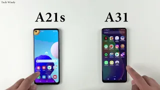 SAMSUNG A21s vs A31 Speed Test