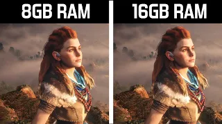 Horizon Zero Dawn - 8GB RAM vs 16GB RAM