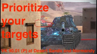 WOT Blitz - VK 90.01 (P) Mastery, and what to shoot at..