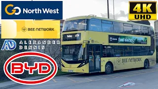 [Go North West Bee Network: 471 Bolton to Bury via Breightmet] ADL Enviro400 City BYD Electric Bus