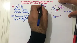 Coulomb Kanunu Soru Çözümü #2 (Coulomb’s Law) @drilhancandan