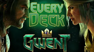 [GWENT] EVERY DECK IN GWENT