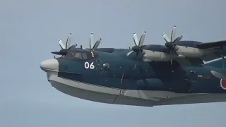 救難飛行艇 US-2 着水展示  海上自衛隊 大村航空基地祭 2023