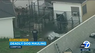 Man killed in violent dog mauling at Compton home