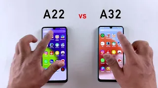 SAMSUNG A22 vs A32 in 2022 - SPEED TEST