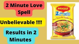 2 Minute Love Spell For Love Back In 2 Minutes