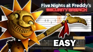 FNAF Security Breach - Superstar Daycare - Guitar tutorial (TAB)