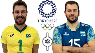 BEST ACTIONS: Argentina vs Brazil | Luciano De Cecco vs Bruno Rezende Mossa