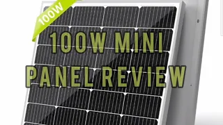 New compact 100w solar panel by Newpowa #review #offgrid  #solar #solargenerator