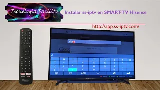 Hisense - Instalar SS-IPTV