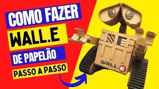 COMO FAZER O WALL-E DE PAPELÃO PASSO A PASSO//#artecomnaldooficial