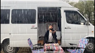 Heavy Rain | Storm Camping With Caravan