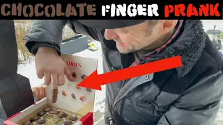 Chocolate Finger Prank 🍫-Julien Magic