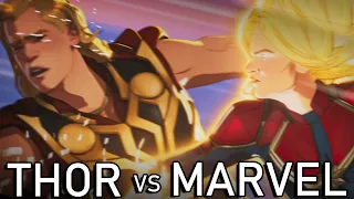 What If Thor vs Captain Marvel? Episode 7 Fight Scene | Marvel’s What If…? Disney+