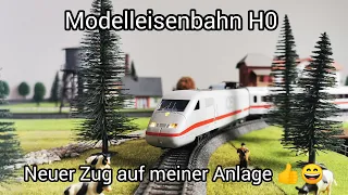 Modelleisenbahn H0 neuer Zug auf meiner Anlage 😄👍