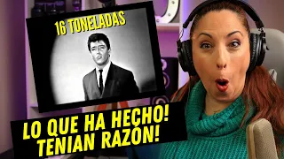 ALBERTO VAZQUEZ | 16 TONELADAS "EXCELENTE VERSION" Vocal Coach Reaction & analysis