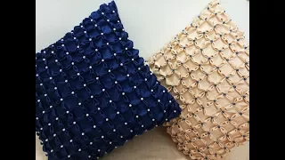 Cushion  Pearl and Flower Design