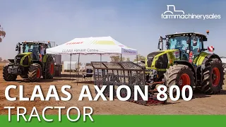 CLAAS AXION 800 tractors 2018 launch and review