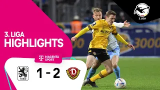 TSV 1860 München - Dynamo Dresden | Highlights 3. Liga 22/23