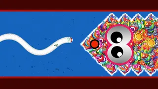 WORMSZONE.IO 001 FASTEST SLITHER SNAKE TOP 01 / Epic Worms Zone Best Gameplay! #94