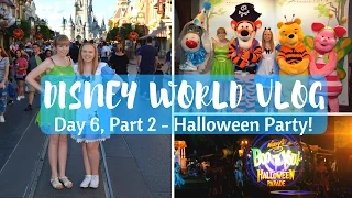 DISNEY WORLD VLOG | Day 6, Part 2 | Mickey's Not So Scary Halloween Party