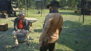 RDR2 - The only time Arthur and Micah had a "NORMAL"  conversation