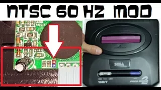 DIY Sega Mega Drive 2 clone NTSC 60hz MOD EASY !