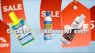 THE CHEAPEST DECHLORINATOR EVER! (A secret no one knows about)