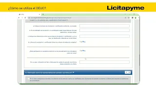 Píldora LicitaPyme, simplificar burocracia DEUC (documento europeo único de contratación)