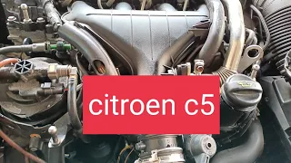 changement courroie de distribution moteur citroen c5 تغيير حزام محرك سيطروين