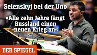 Selenskyj vor den Vereinten Nationen: »Alle zehn Jahre fängt Russland einen neuen Krieg an«