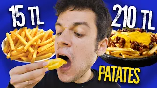 15TL vs. 210TL Patates Kızartması! (#SonradanGörme)