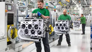 England’s Best Craftsmen Building Massive W12 Engines Inside Bentley Factory