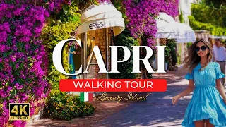 CAPRI, Italy 4K Walking Tour 🇮🇹: Breathtaking Hidden Gem