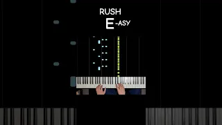 RUSH  E-ASY Piano Tutorial