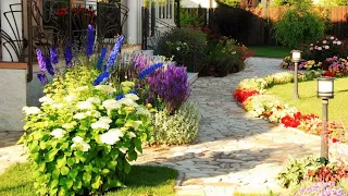 🌺Ландшафтный дизайн на садовом участке Красивые идеи / Garden design ideas / A - Video