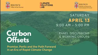 Carbon Offsets  Panel: Institutional Engagement in Voluntary Carbon Offsetting