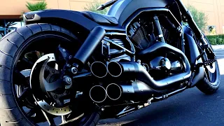 😈 #Harley-Davidson #VRod muscle #custom "Extreme exhaust" by DD Designs