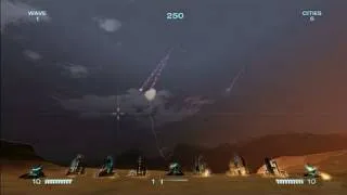 Missile Command Xbox Live Gameplay - Evolved